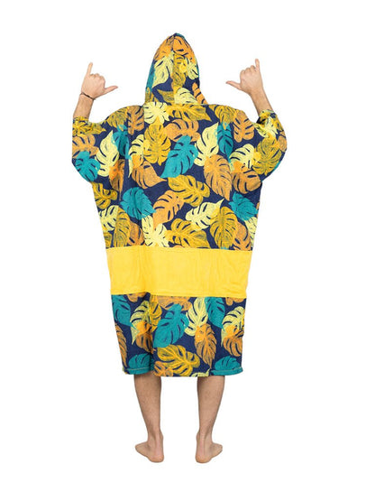 ALL IN, Poncho da surf, bagno e spiaggia – Uomo – Feuillage, poncho, Poncho da surf, bagno e spiaggia – Uomo – Feuillage