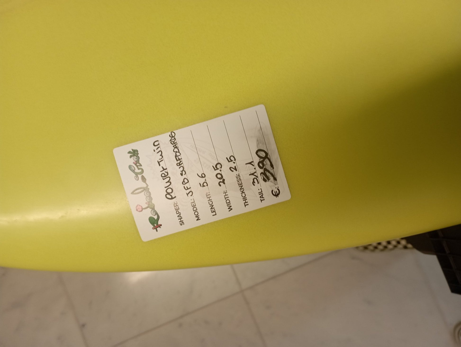 js, POWER TWIN JFB SURFBOARD, usato, POWER TWIN JFB SURFBOARD