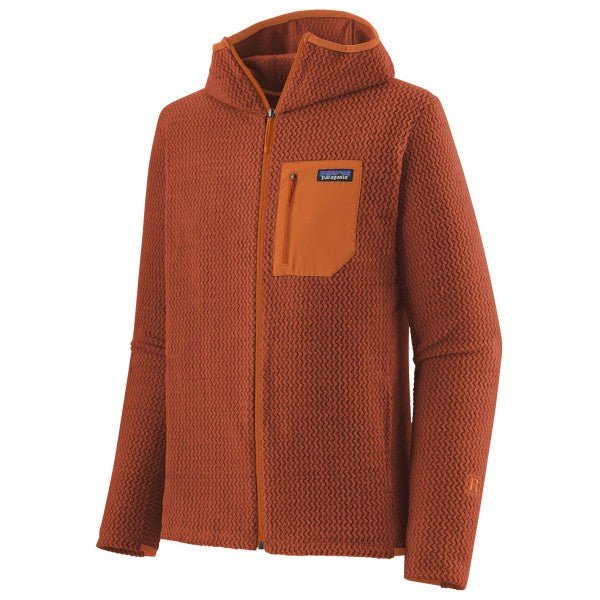Patagonia, R1 FULL - ZIP BURNISHED RED, felpe, R1 FULL - ZIP BURNISHED RED