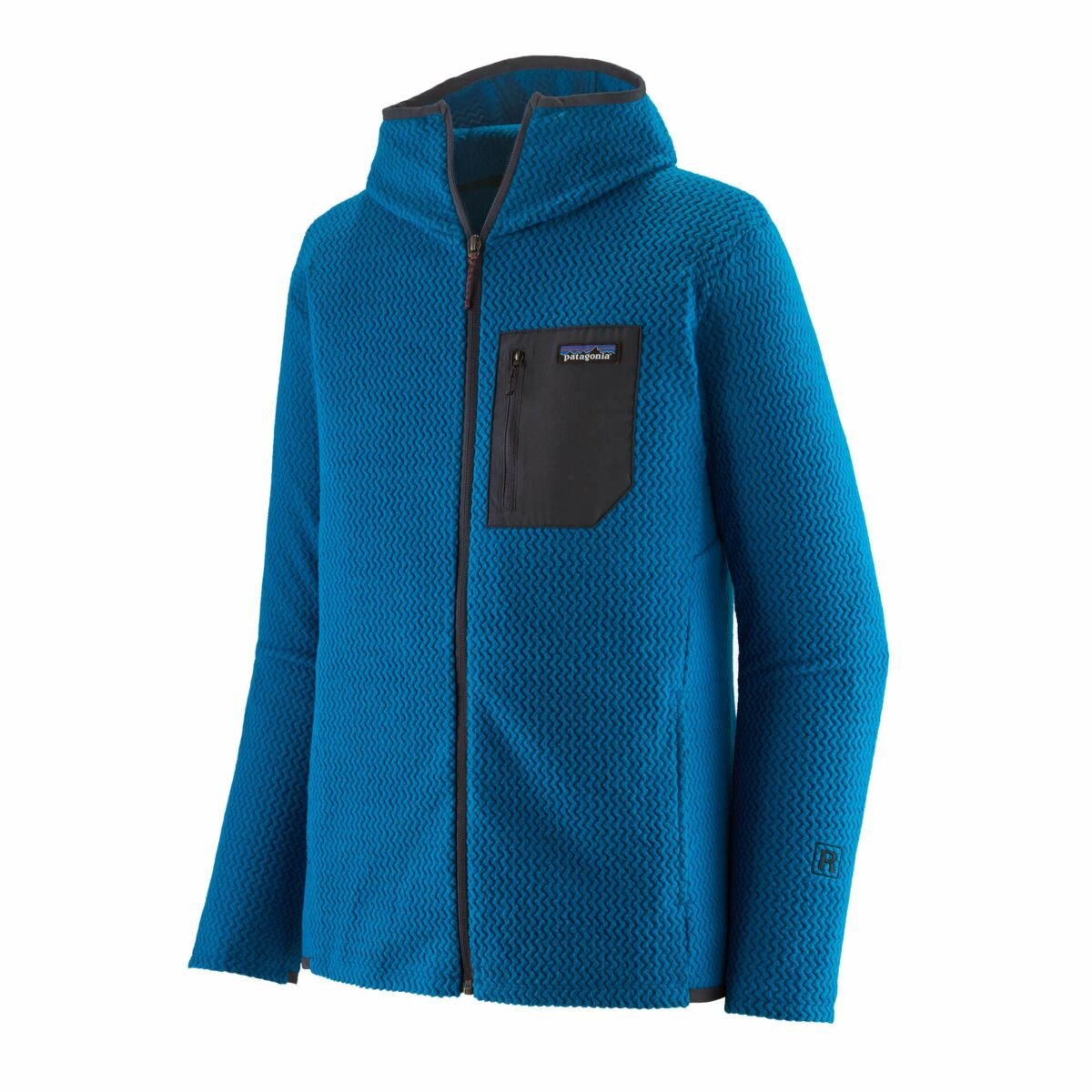 Patagonia, R1 FULL - ZIP ENDLESS BLUE, felpe, R1 FULL - ZIP ENDLESS BLUE