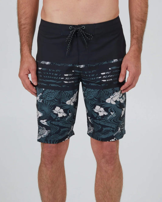 Salty Crew, Ripple 20" Boardshort - Black, T-Shirt, Ripple 20" Boardshort - Black