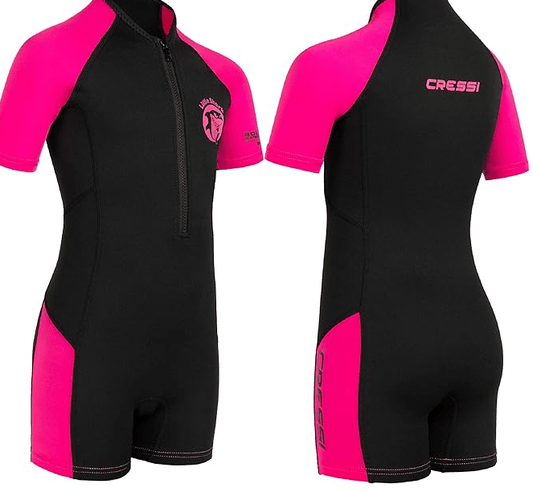 salvimar, SALVIMAR - Muta Shorty Acquatic 2.0mm Front Zip - Bambina, , SALVIMAR - Muta Shorty Acquatic 2.0mm Front Zip - Bambina