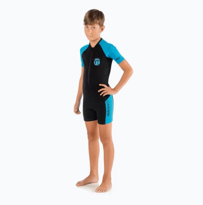 salvimar, SALVIMAR - Muta Shorty Acquatic 2.0mm Front Zip - Bambino, , SALVIMAR - Muta Shorty Acquatic 2.0mm Front Zip - Bambino