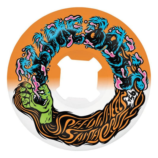 SANTA CRUZ, Santa Cruz - 56mm Hairballs 50 - 50 White Orange 95a, Truck, Santa Cruz - 56mm Hairballs 50 - 50 White Orange 95a
