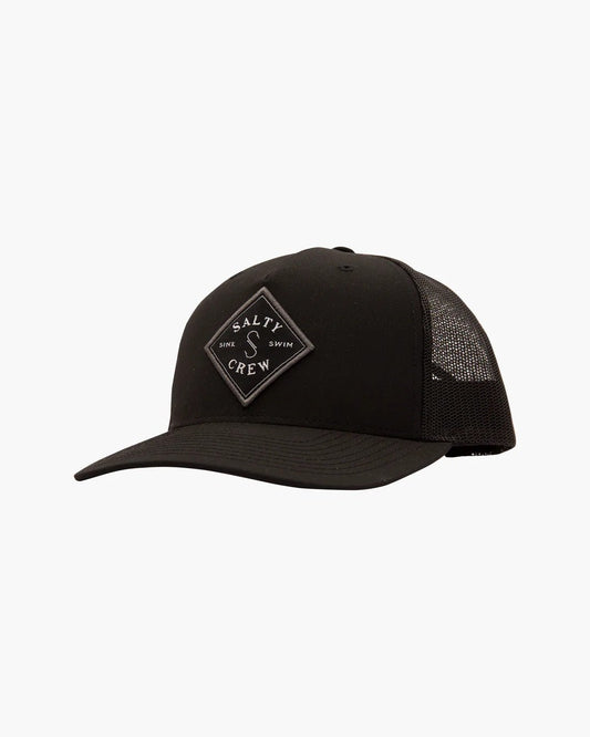 Salty Crew, Sea Line Retro Trucker - Black, cappelli, Sea Line Retro Trucker - Black