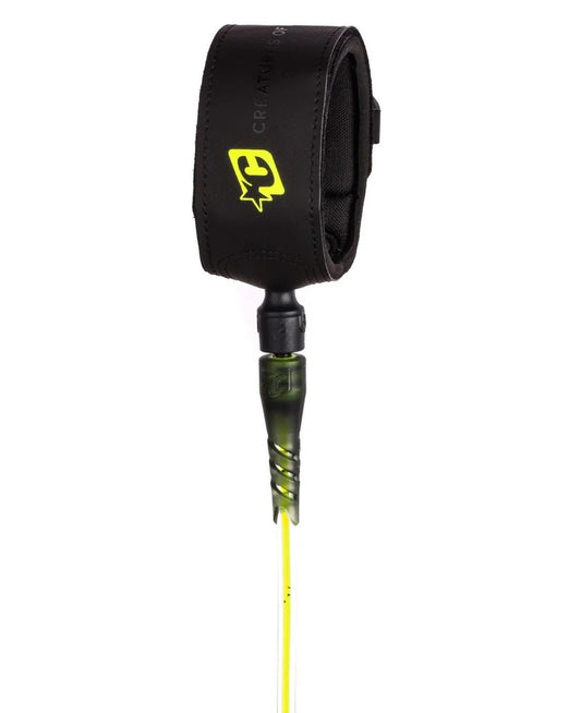 Creature, SUPERLITE LITE 6 FLURO LIME SPECKLE BLACK, Leash, SUPERLITE LITE 6 FLURO LIME SPECKLE BLACK