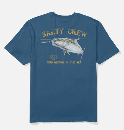 Salty Crew, Surface Classic Ss Tee - Cast Blue, T-Shirt, Surface Classic Ss Tee - Cast Blue