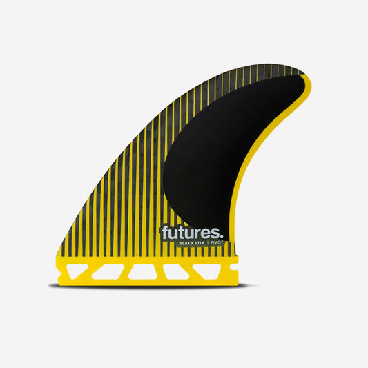 Thruster fins - P8 Blackstix Yellow, FUTURES.
