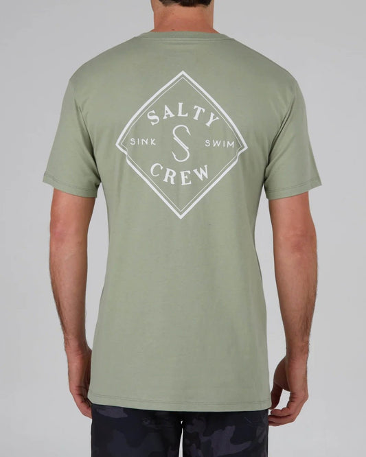 Salty Crew, Tippet S/S T-Shirt - Dusty Sag, Costumi, Tippet S/S T-Shirt - Dusty Sag