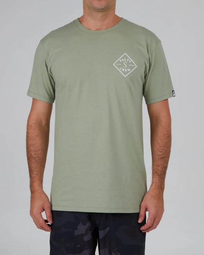 Salty Crew, Tippet S/S T-Shirt - Dusty Sag, Costumi, Tippet S/S T-Shirt - Dusty Sag