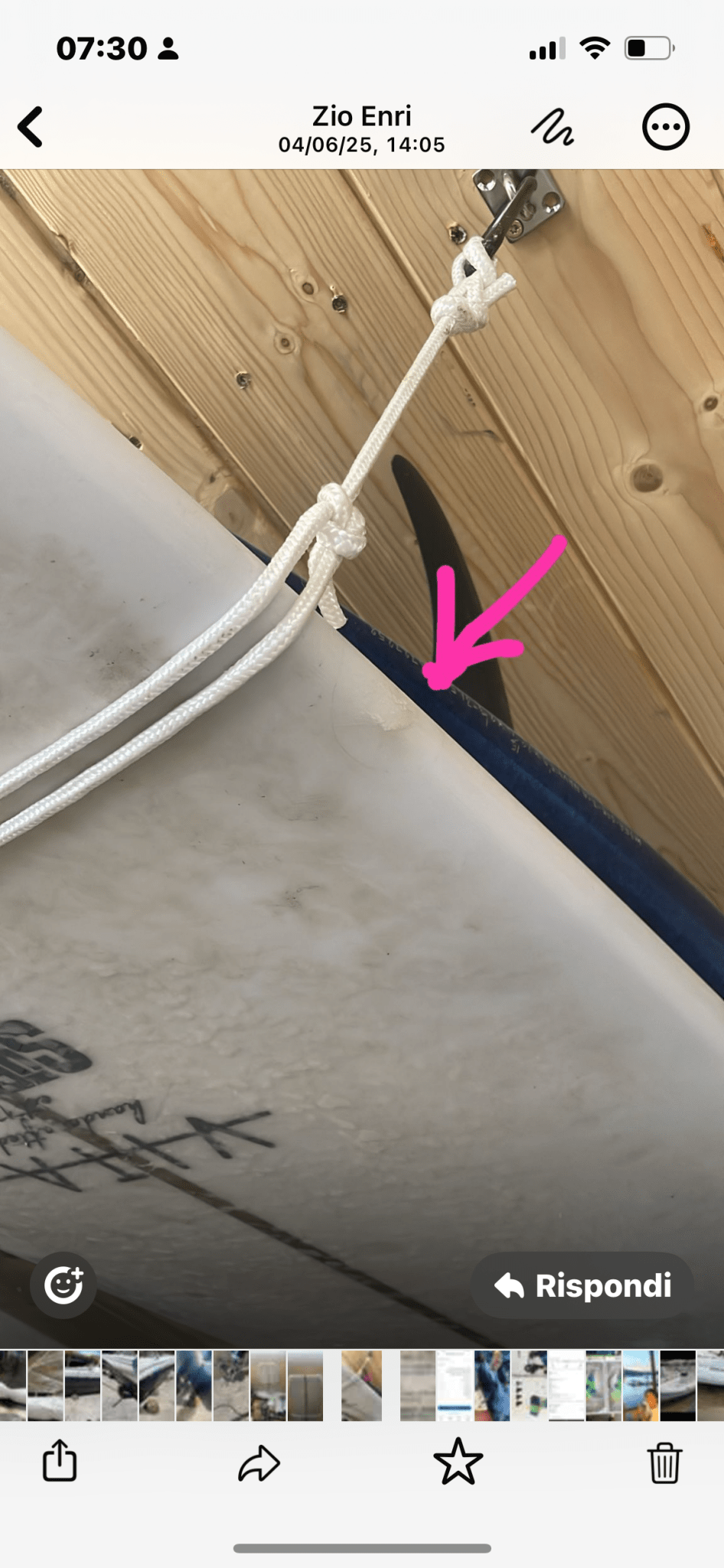 Vita Surfboard, TUG 9.6, usato, TUG 9.6
