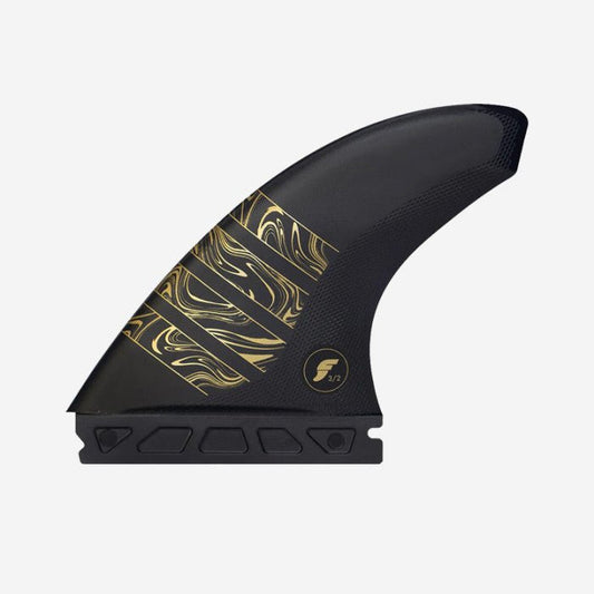 Futures, VECTOR 3/2 ALPHA series Carbon Gold Thruster Set - size M, FUTURES., Pinne, VECTOR 3/2 ALPHA series Carbon Gold Thruster Set - size M, FUTURES.