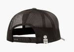 Marlin Mount Heather Grey Black Retro Trucker