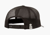 Marlin Mount Heather Grey Black Retro Trucker