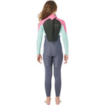 Rip Curl Omega Girls 43mm Back Zip Wetsuit Pink