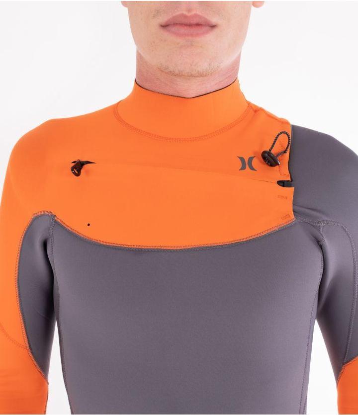 Hurley, ADVANTAGE 4/3 FRONT ZIP, mute, ADVANTAGE 4/3 FRONT ZIP