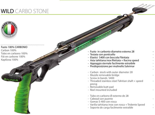 salvimar, FUCILE WILD CARBO STONE SALVIMAR, arbalete, FUCILE WILD CARBO STONE SALVIMAR