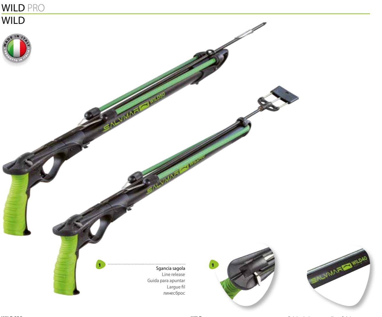 salvimar, FUCILE WILD e WILD PRO SALIMAR, arbalete, FUCILE WILD e WILD PRO SALIMAR