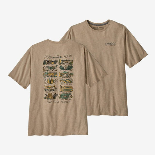 patagonia, how to heal responsibli tee oar tan, T-Shirt, how to heal responsibli tee oar tan