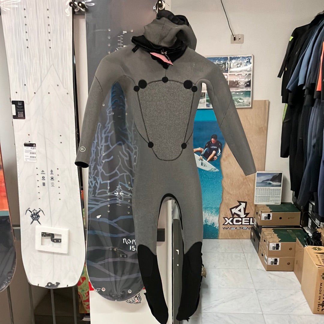 Rip Curl, KIDS' COMP HOODED 5/4MM FULL WETSUIT, mute, KIDS' COMP HOODED 5/4MM FULL WETSUIT