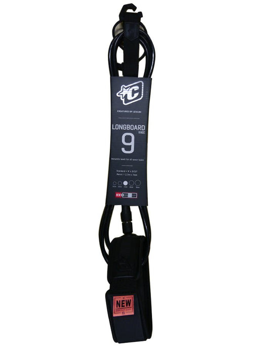 Creature, LEASH CREATURES LONGBOARD KNEE 9' - BLACK/BLACK, Leash, LEASH CREATURES LONGBOARD KNEE 9' - BLACK/BLACK