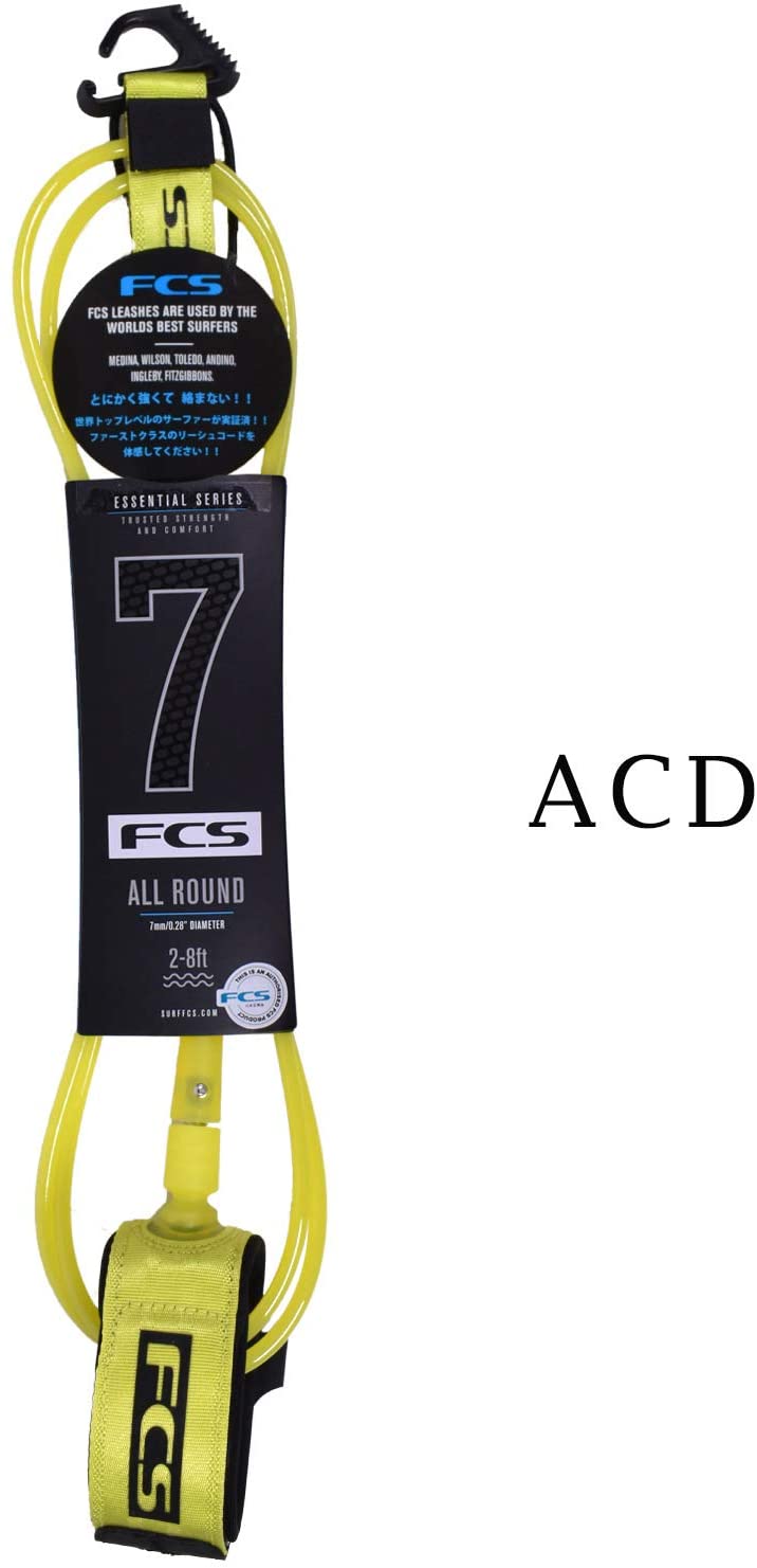 FCS, LEASH FCS ALL ROUND ESSENTIAL 7", Leash, LEASH FCS ALL ROUND ESSENTIAL 7"