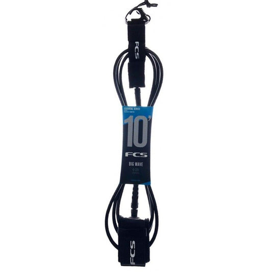 FCS, LEASH FCS NERO BIG WAVE 10', Leash, LEASH FCS NERO BIG WAVE 10'