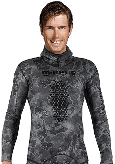 mares, MARES JACKET EXPLORER CAMO BLACK 30 OPEN CELL, mute da apnea, MARES JACKET EXPLORER CAMO BLACK 30 OPEN CELL