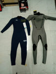 XCEL JUNIOR COMP 4/3MM CHEST ZIP  blu