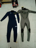 XCEL JUNIOR COMP 4/3MM CHEST ZIP  blu