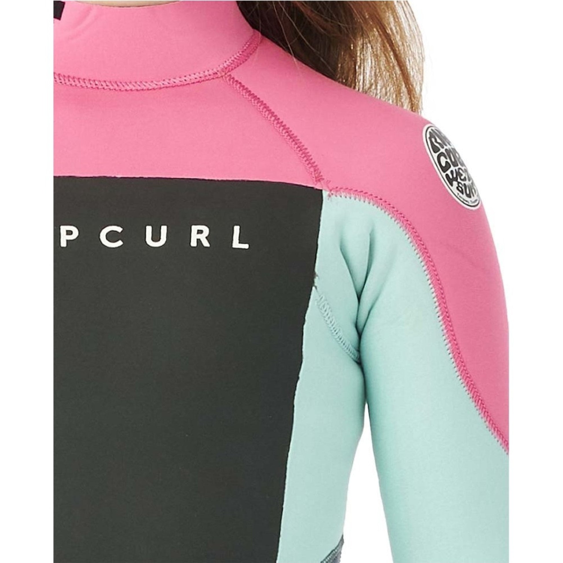 Rip Curl, Rip Curl Omega Girls 43mm Back Zip Wetsuit Pink, mute, Rip Curl Omega Girls 43mm Back Zip Wetsuit Pink