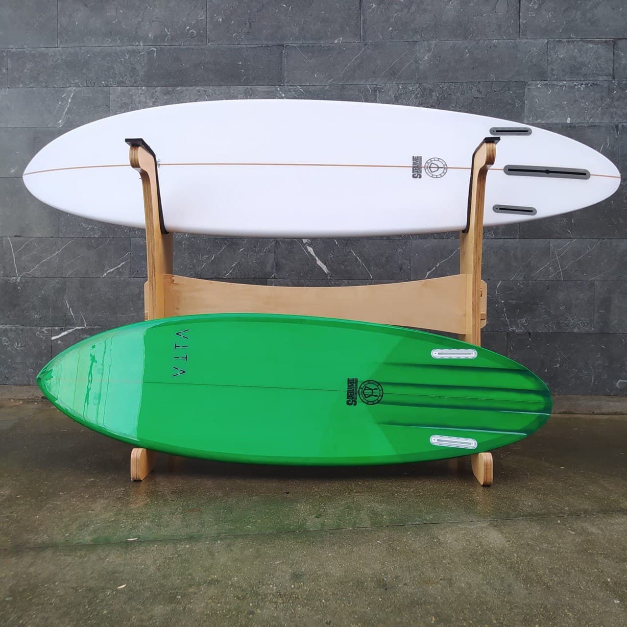 Vita Surfboard, TWIN RUDDER, Retro, TWIN RUDDER