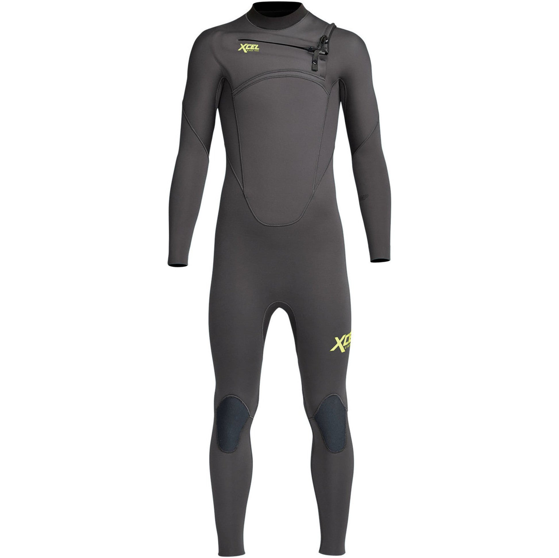 Radical Trick, XCEL JUNIOR COMP 4/3MM CHEST ZIP blu, , XCEL JUNIOR COMP 4/3MM CHEST ZIP blu