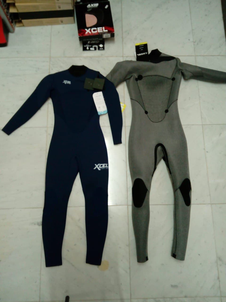Radical Trick, XCEL JUNIOR COMP 4/3MM CHEST ZIP blu, , XCEL JUNIOR COMP 4/3MM CHEST ZIP blu